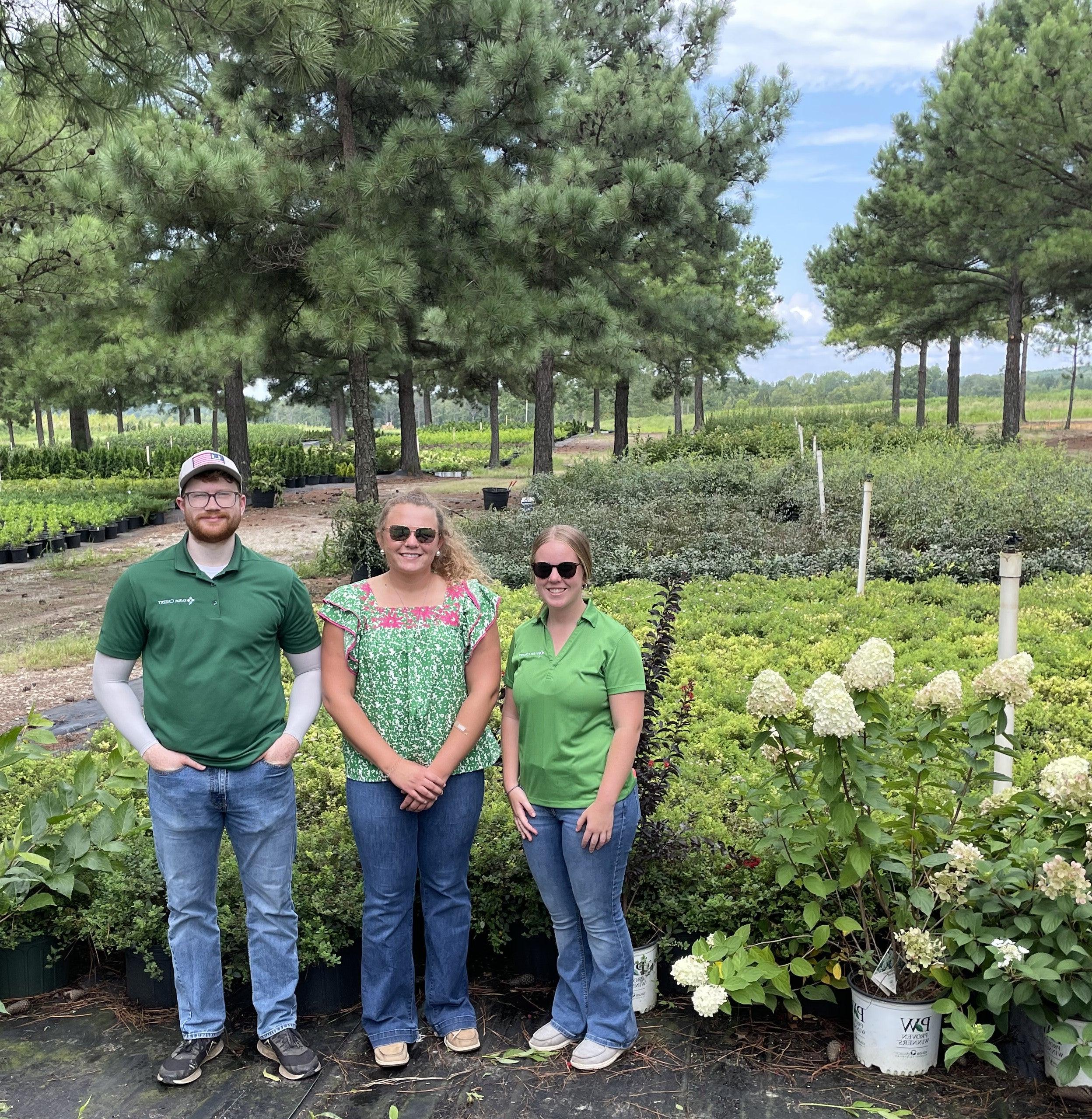 Lewis Nursery intern tour